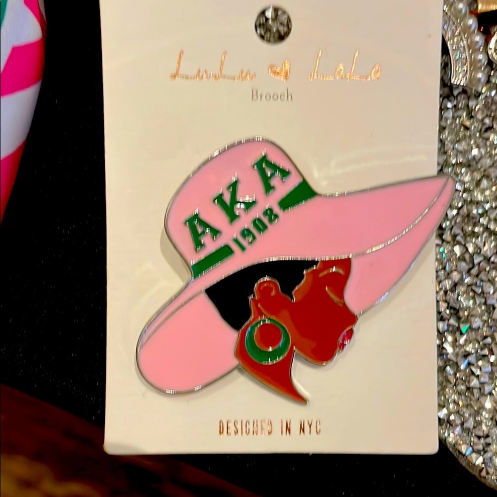 Pink and‎ Green AKA 1908 Brooch